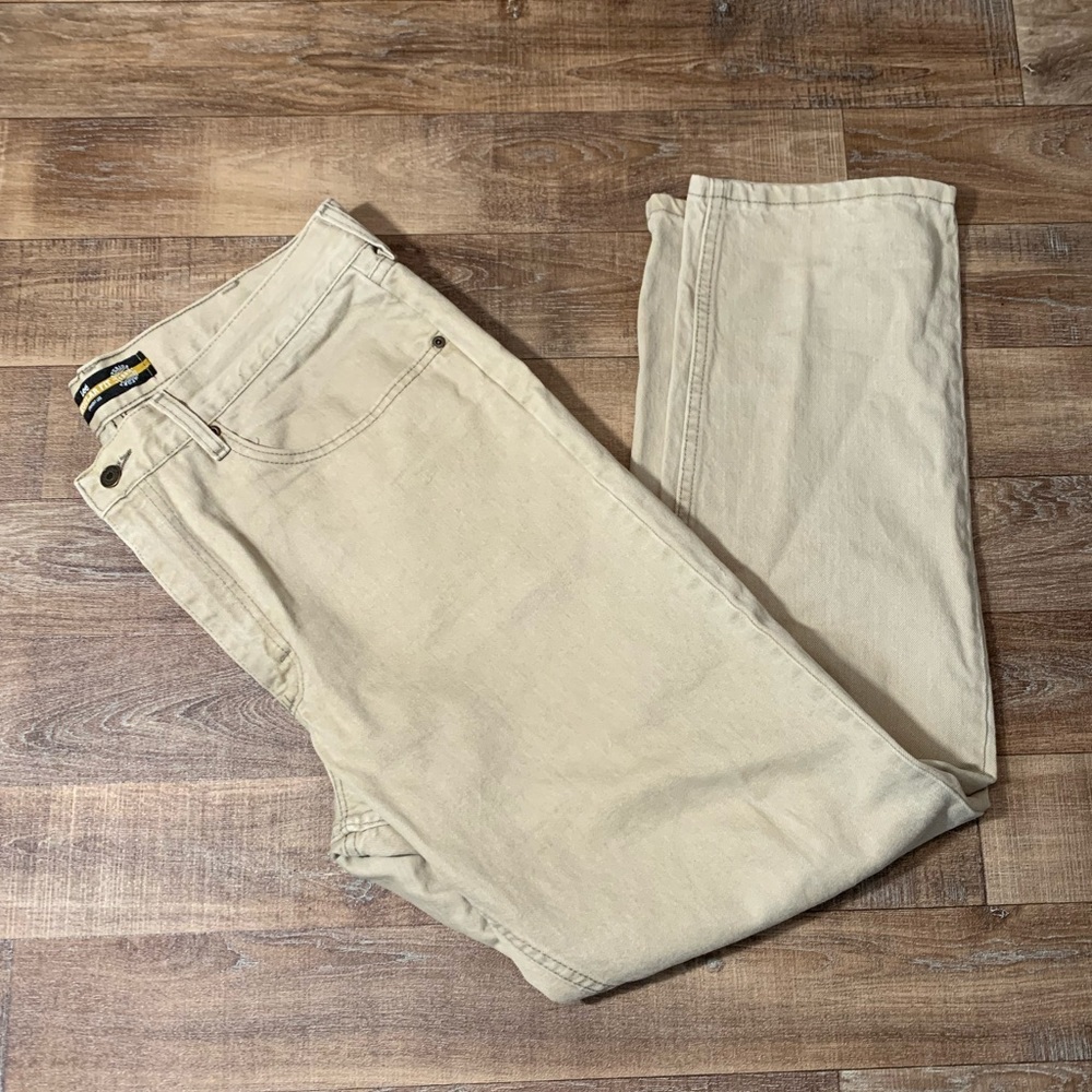 Men’s Lee Straight Leg Tan Jeans
